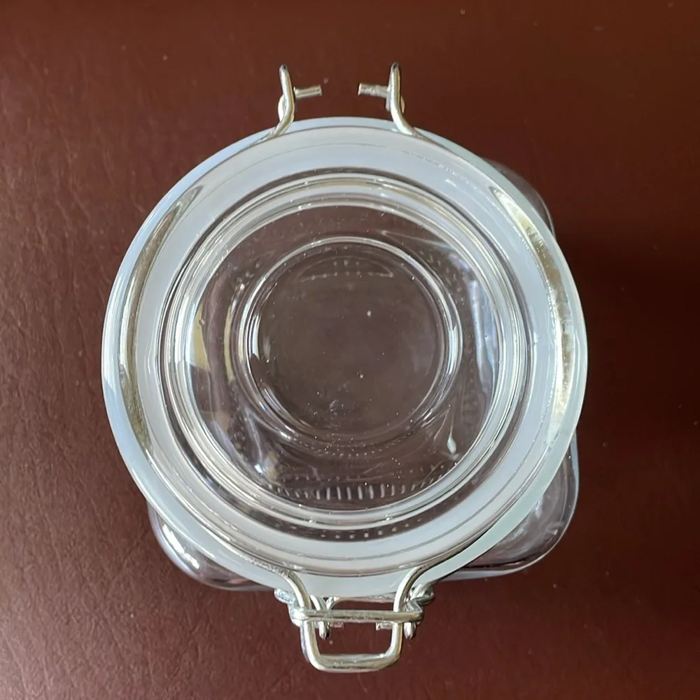Hinged Lid Clamp Airtight Sealed Jar